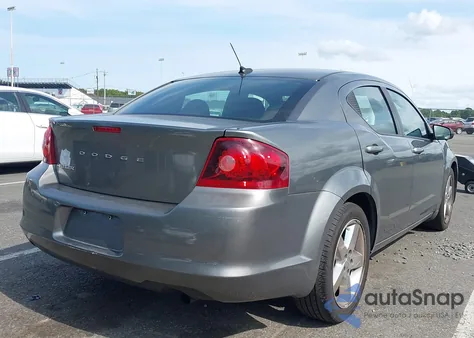 2013 Dodge Avenger Se z USA, uszkodzony, nr VIN 1C3CDZAB0DN535896